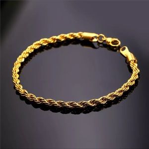 New 18K real gold plated bracelet